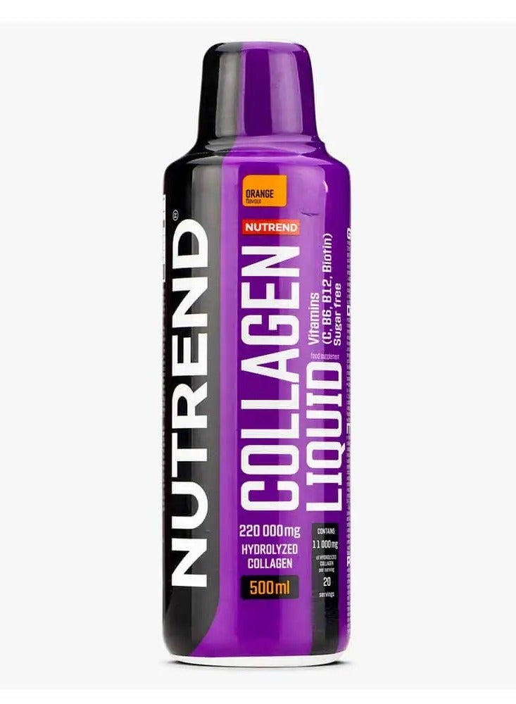 Nutrend Collagen Liquid 500ml Orange Flavor