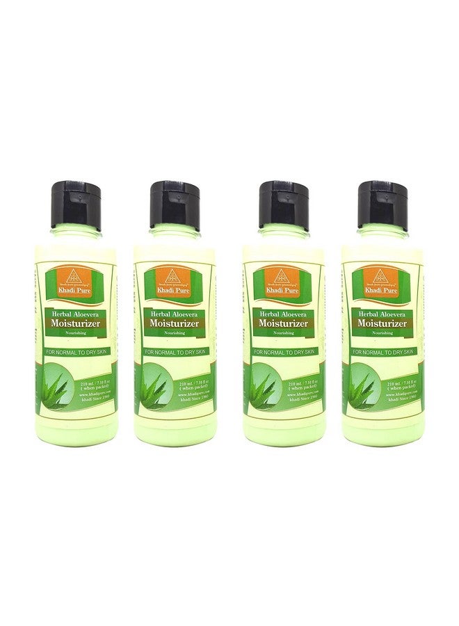 Herbal Aloe Vera Moisturizer 210 Ml (Pack Of 4)