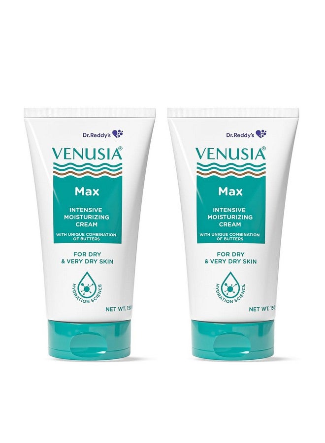 Max Intensive Moisturizing Cream For Dry Skin To Very Dry Skin 150 G X Pack Of 2