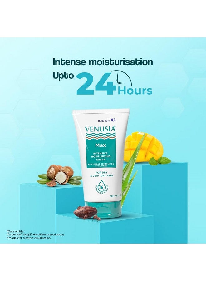 Max Intensive Moisturizing Cream For Dry Skin To Very Dry Skin 150 G X Pack Of 2