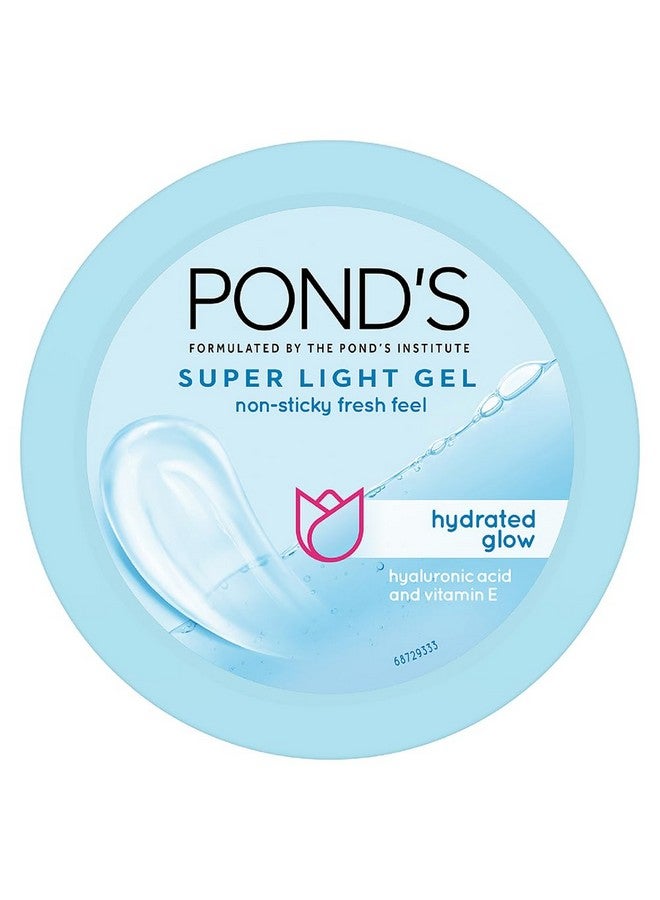 Super Light Gel Oilfree Moisturizer 200G For Hydrated Glowing Skin With Hyaluronic Acid & Vitamin E 24Hr Hydration Nonsticky Spreads Easily & Instantly Absorbs