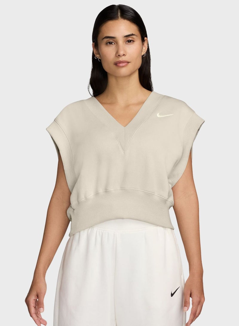 Nsw Phoenix Fleece Cropped Tank