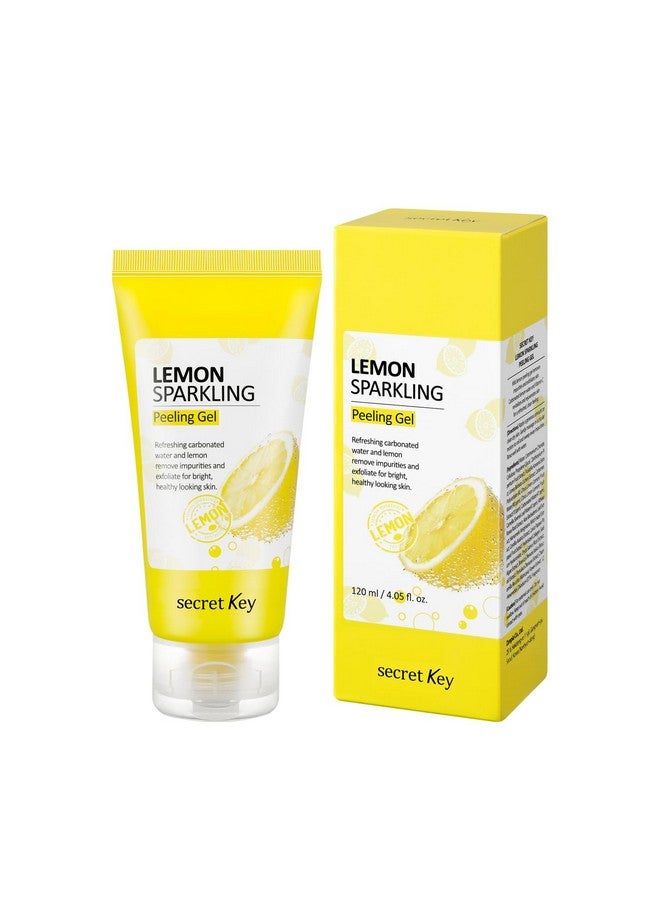 Lemon Sparkling Peeling Gel Deep Cleansing Exfoliation Skin Moisturization Low Irritation For Sensitive Skin Fl. 4.05 Oz / 120 Ml Vitamin C And Refreshing Carbonated Water Synergy