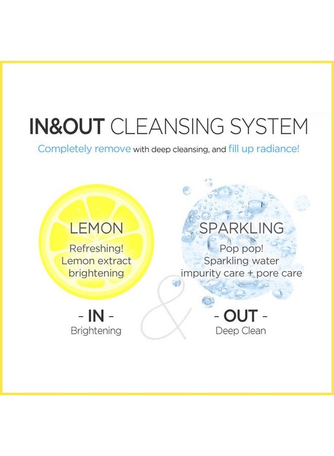 Lemon Sparkling Peeling Gel Deep Cleansing Exfoliation Skin Moisturization Low Irritation For Sensitive Skin Fl. 4.05 Oz / 120 Ml Vitamin C And Refreshing Carbonated Water Synergy