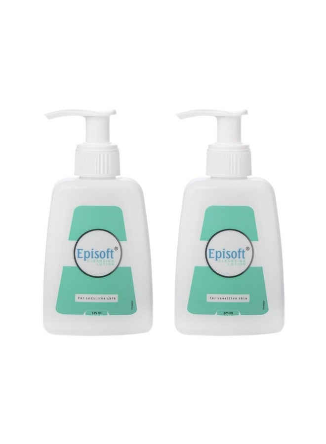 Cleansing Lotion For Sensitive & Dry Skin I Gentle Cleanser Removes Excess Oil I Moisturises And Makes Skin Soft And Glowing I Removes Makeup I Free Of Sls & Paraben 125Ml (Pack Of 2)