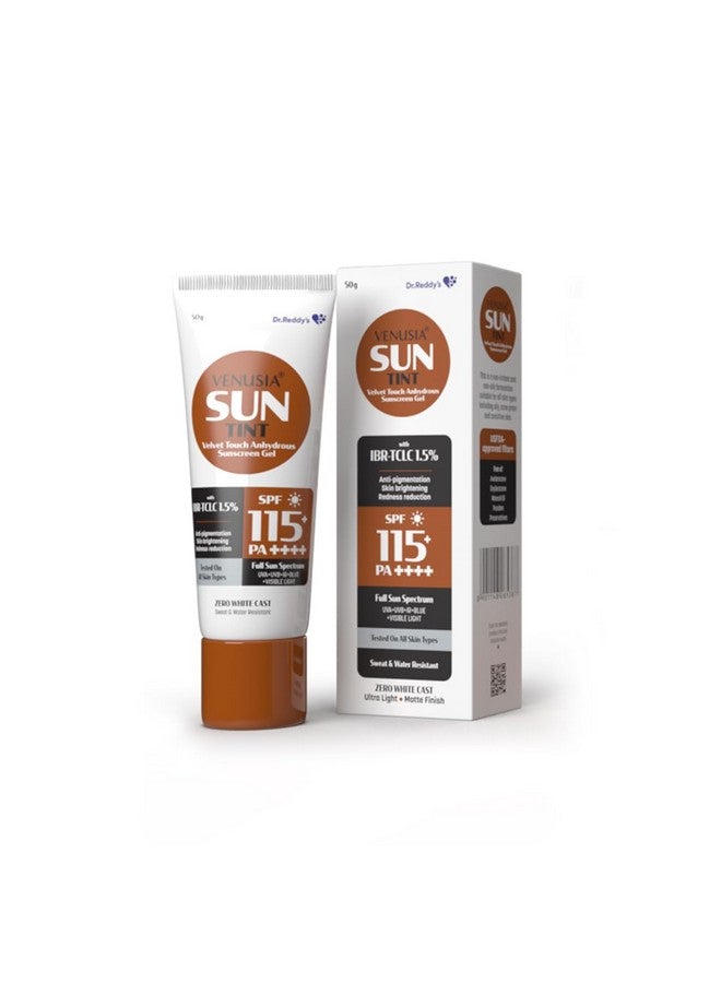 Tinted Sunscreen Spf115I Full Spectrum Protection I Uva Uvb Blue Light Protect I With Antioxidant I Sweat & Water Resistant I No White Cast I Clinically Tested For All Skin Types I 50 G