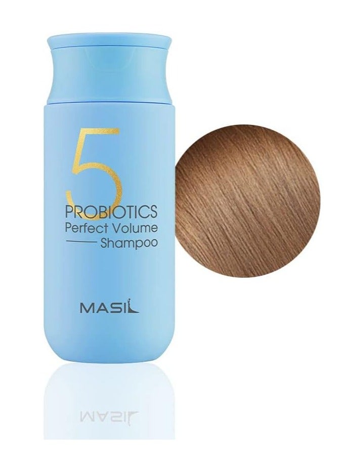 5 Probiotics Perfect Volume Shampoo 5.07floz Fine Thin Hair Paraben Silicone-Free Boost Up Flaky Scalp Dull Hair Clarifying Shampoo Soothing Scalp Dandruff Shampoo