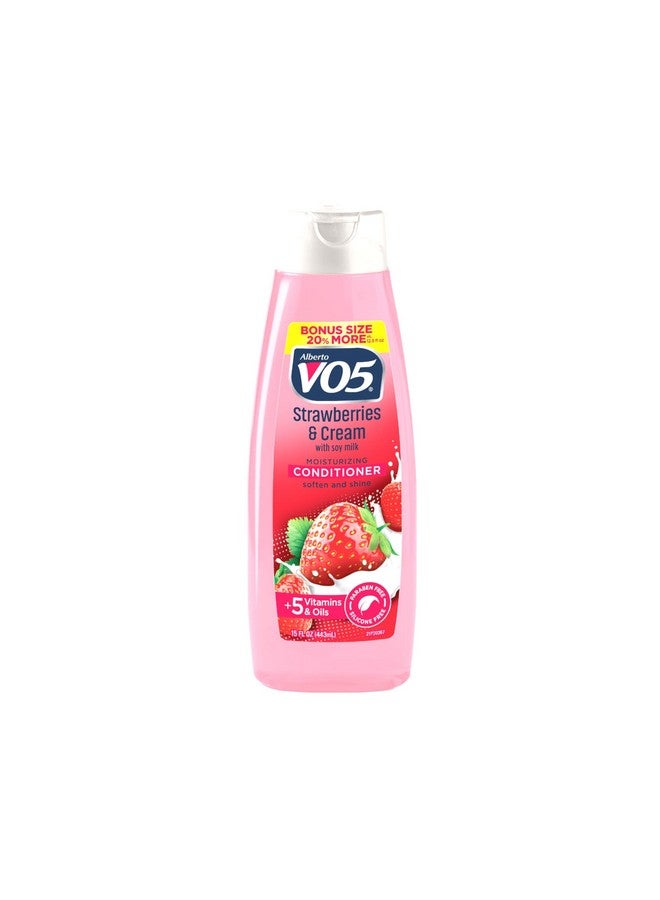 Alberto Vo5 Moisture Milks Strawberries And Cream Moisturizing Conditioner 12.5 Fluid Ounce 6 Per Case.