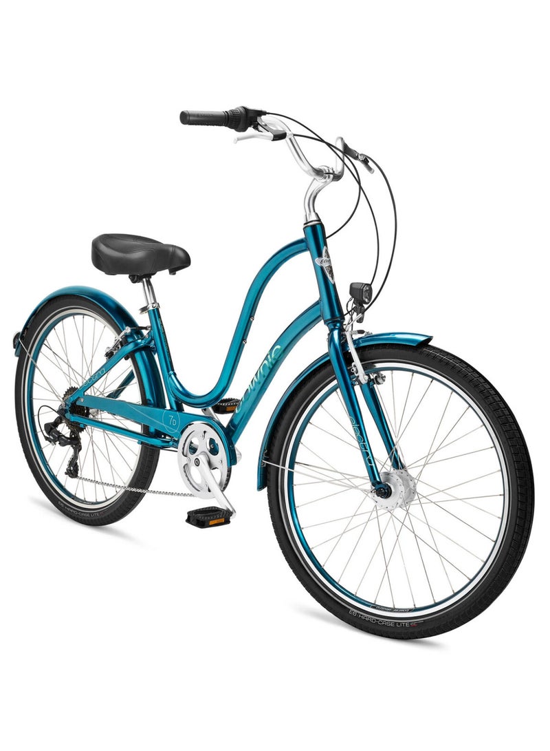 Women's Bike Electra Townie Original 7D EQ Step Thru Ocean Blue