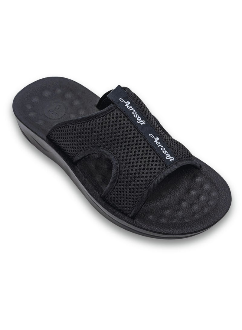 Aerosoft Men’s Sandals SM2021 Black