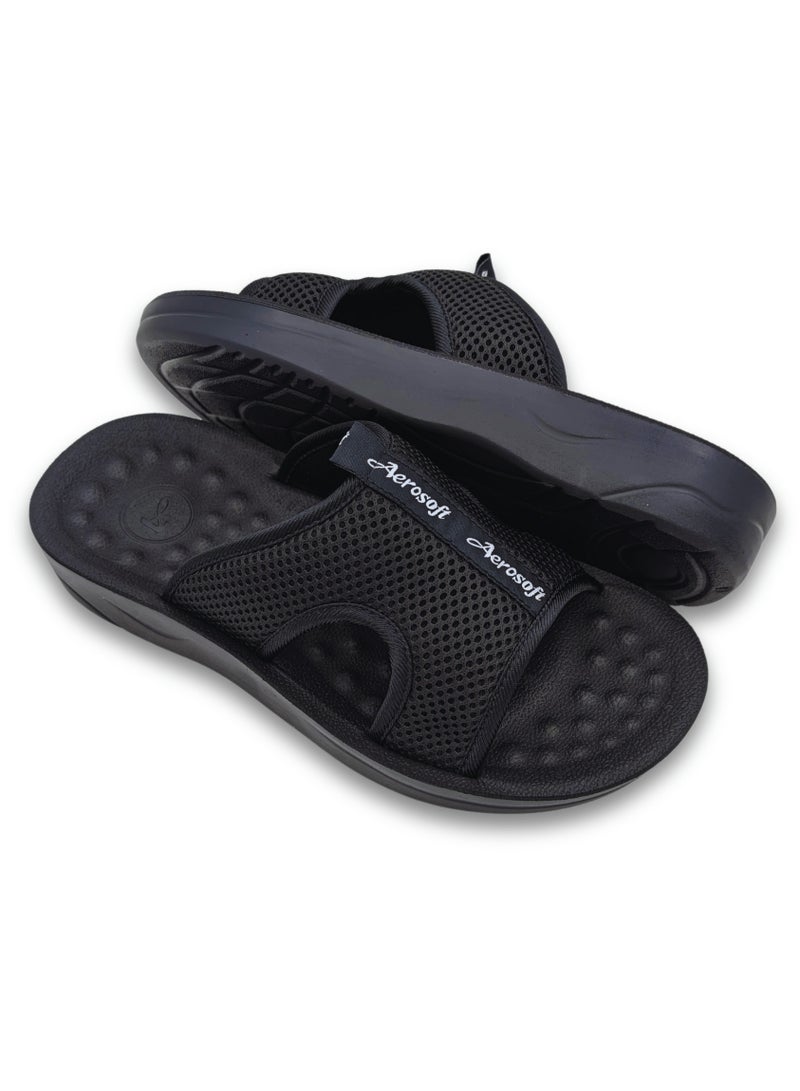 Aerosoft Men’s Sandals SM2021 Black