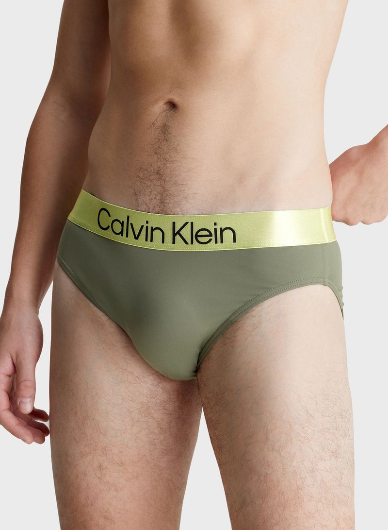 Logo Band Swim Briefs