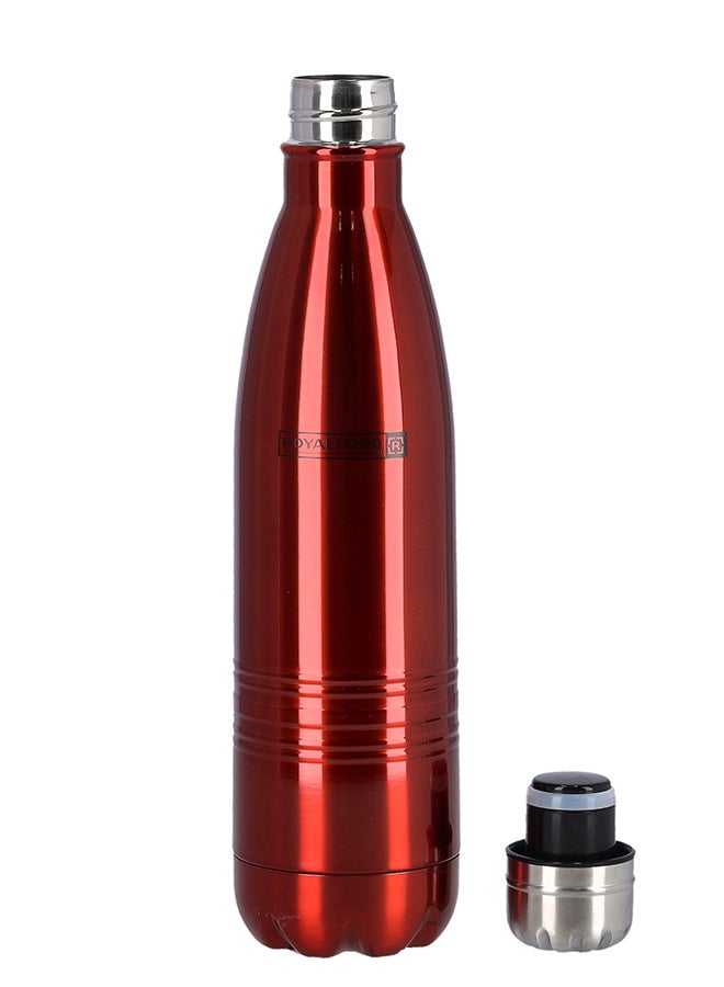 Vacuum Bottle Red/Silver