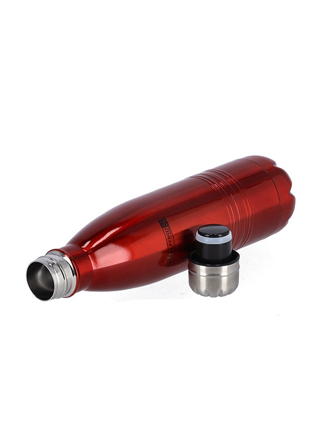 Vacuum Bottle Red/Silver