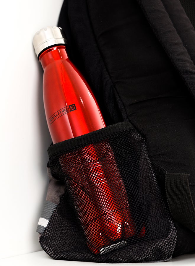 Vacuum Bottle Red/Silver