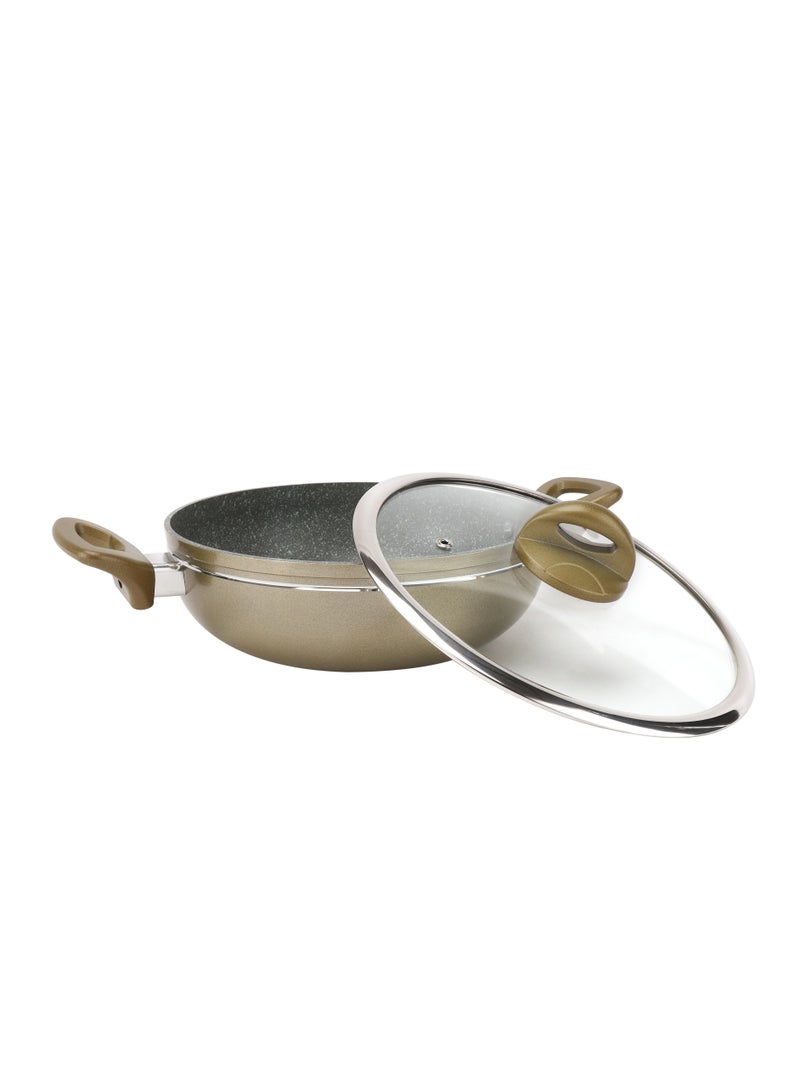 DelCasa 10 Piece Non Stick Cookware Set, Suitable for gas, ceramic, halogen, induction, hot plate