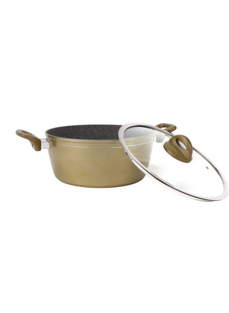 DelCasa 10 Piece Non Stick Cookware Set, Suitable for gas, ceramic, halogen, induction, hot plate