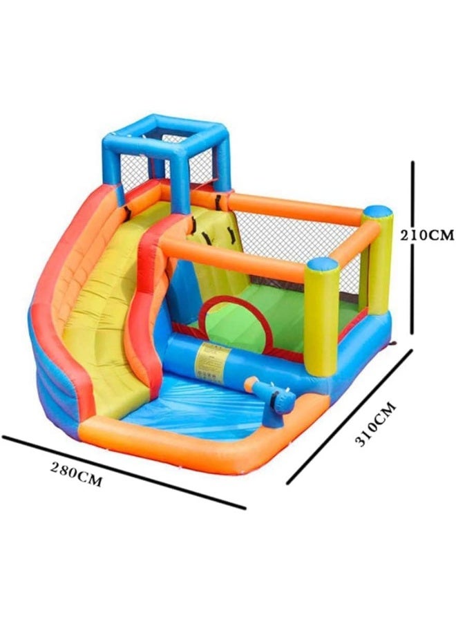 RBW Toys Bounce Slide House Jumper Water Slide Park Combo for Kids Outdoor Party with Air Blower