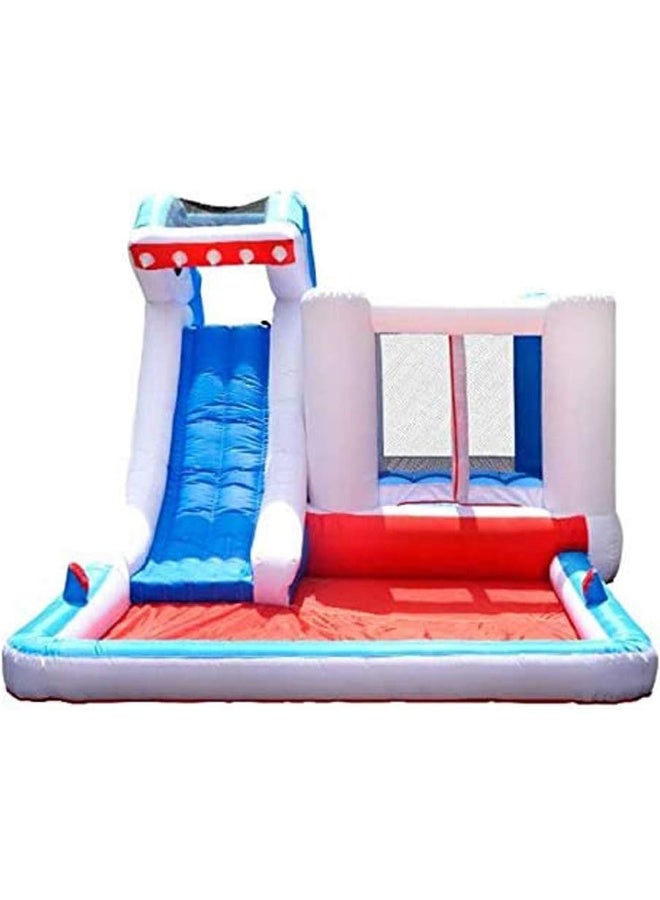 Rainbow Toys Inflatable Castles Shark Bouncy Slide For children Jumping Pad Children Recreation Inflatable Water Game Paddling Pool