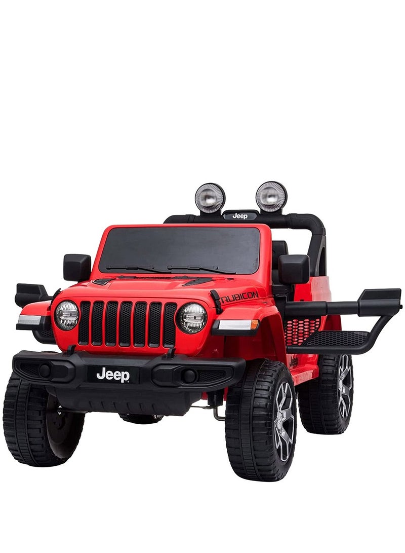 Officially Licensed Kids Ride on Car Jeep Rubicon Best Gift For Kids -Red