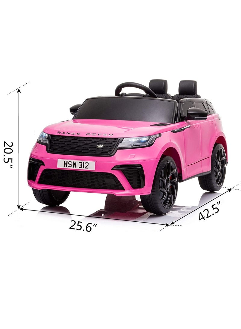 Licensed Range Rover Velar Rechargeable Battery Operated Car For Kids Ride On Baby Car With Remote Music Light Kids Car Electric Car Battery Operated Ride On Car For Kids,Boys Girls