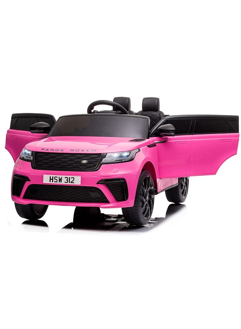 Licensed Range Rover Velar Rechargeable Battery Operated Car For Kids Ride On Baby Car With Remote Music Light Kids Car Electric Car Battery Operated Ride On Car For Kids,Boys Girls