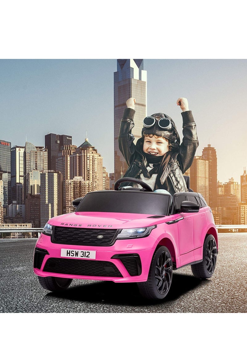 Licensed Range Rover Velar Rechargeable Battery Operated Car For Kids Ride On Baby Car With Remote Music Light Kids Car Electric Car Battery Operated Ride On Car For Kids,Boys Girls