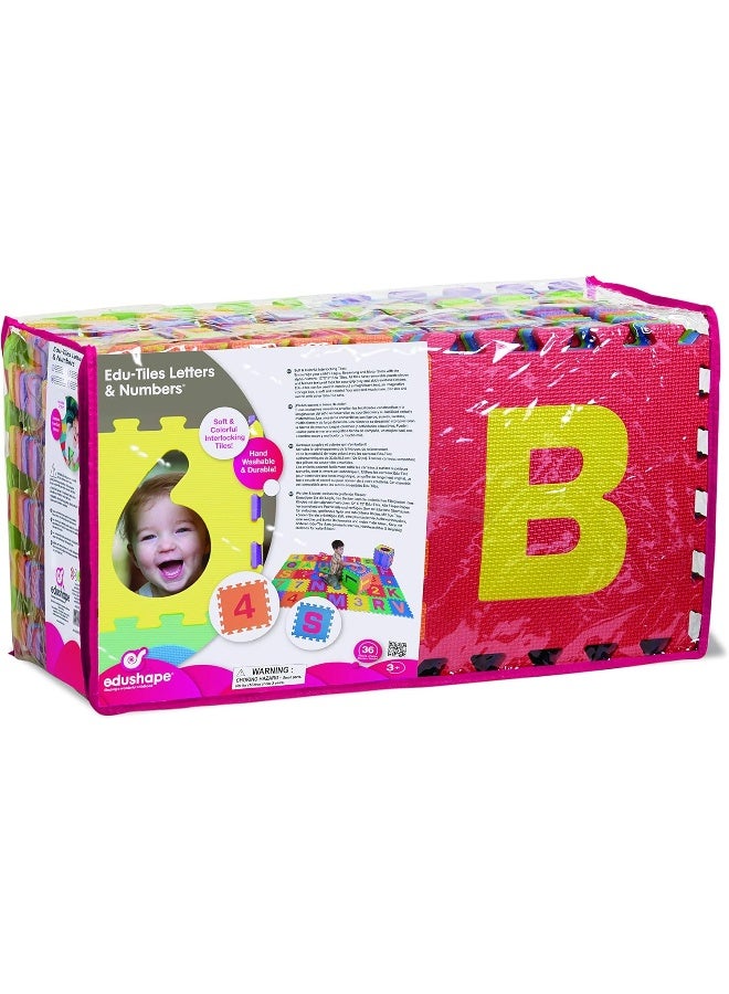 Edushape Foam Blocks, Edutiles Letters and Numbers