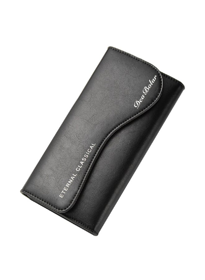 Comfortable And Stylish Long Wallet Black