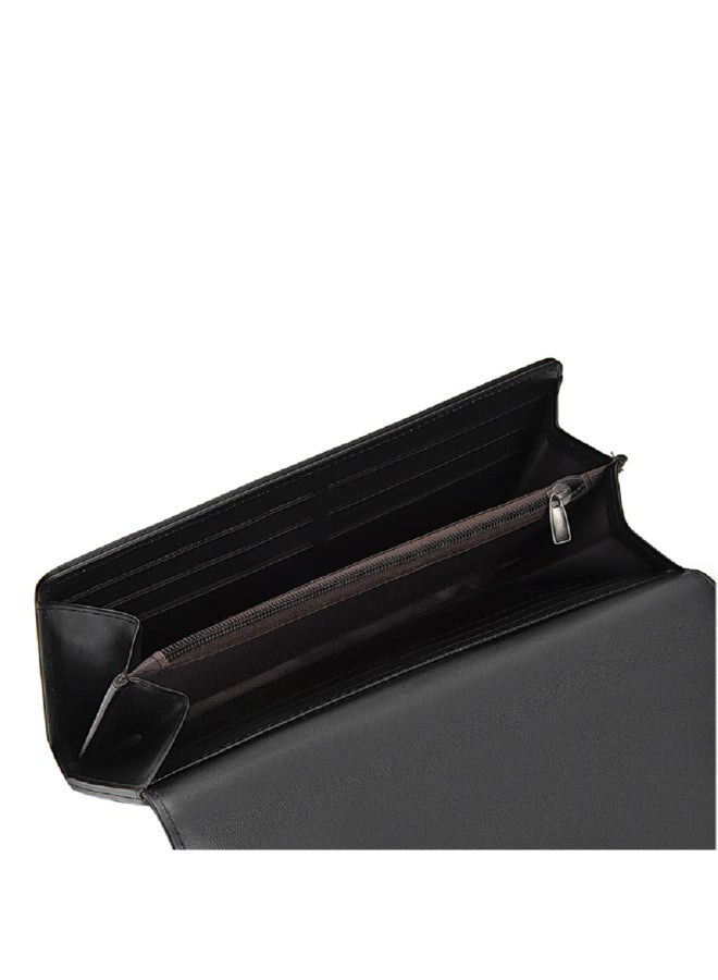 Comfortable And Stylish Long Wallet Black