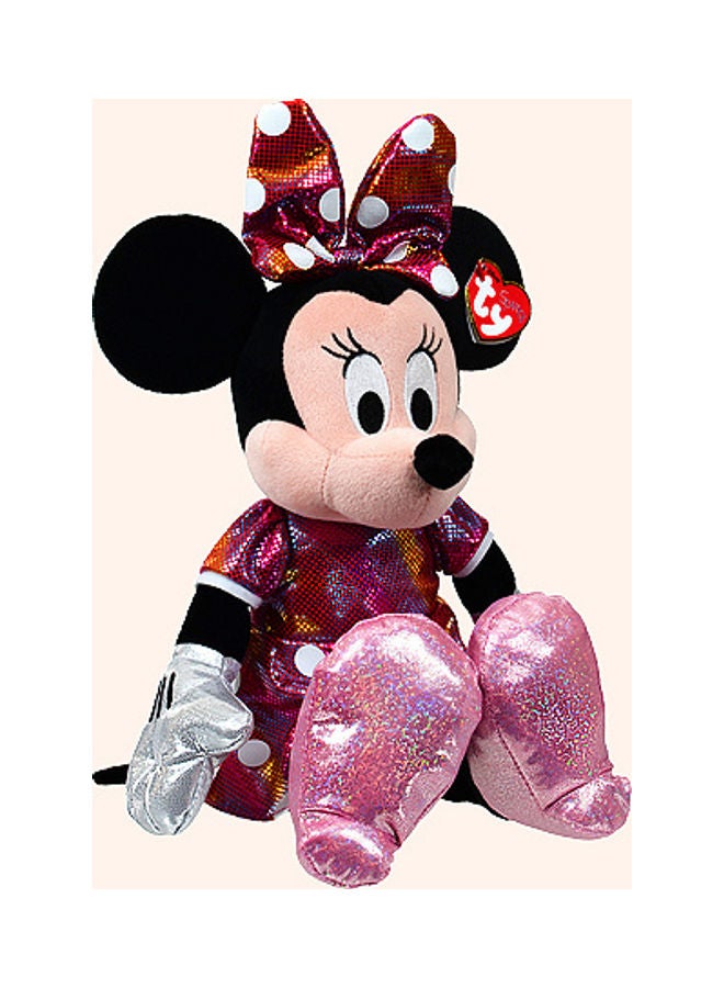 Disney Minnie Sparkle with Sound Medium Sized Stuffed Toy 9inch