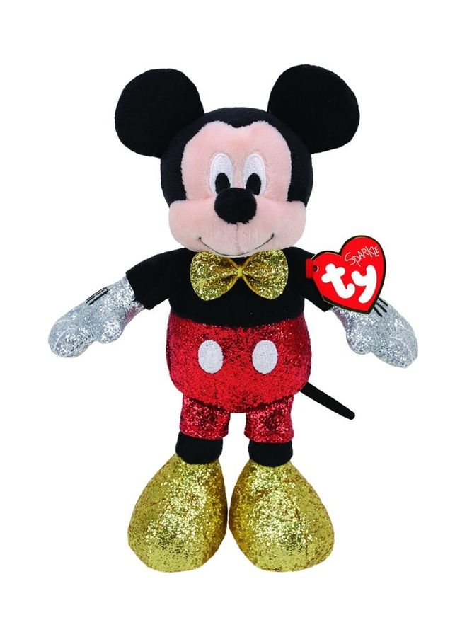 Disney Mickey Super Sparkle Medium Sized Stuffed Toy 9inch