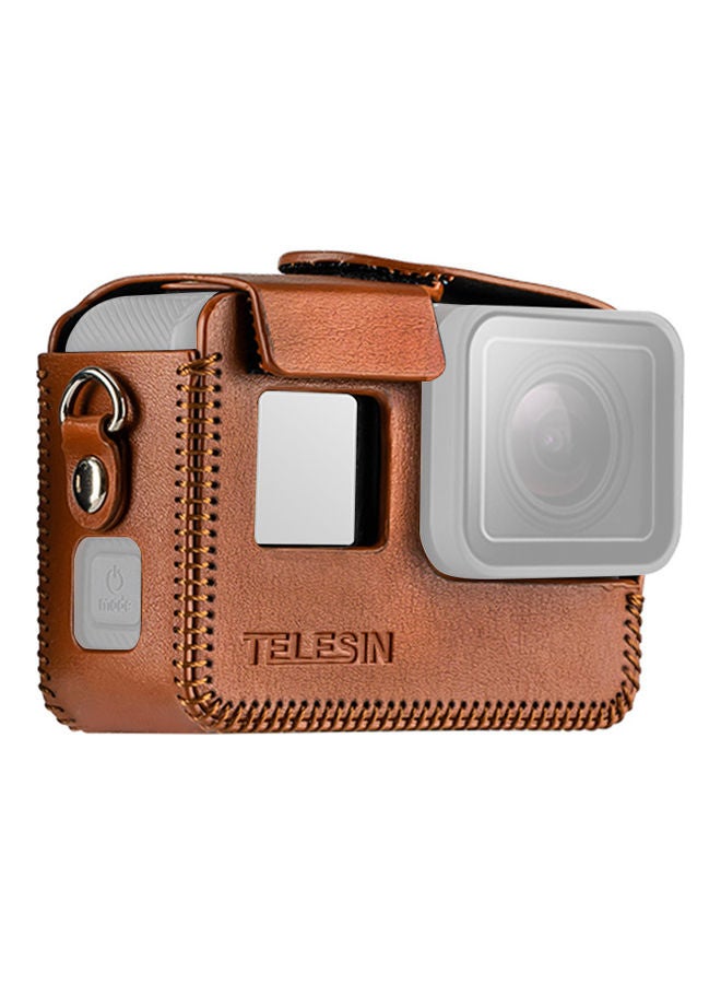 Camera Protective Case Shell Cover Brown