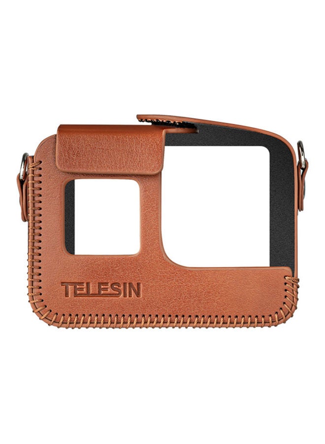 Camera Protective Case Shell Cover Brown