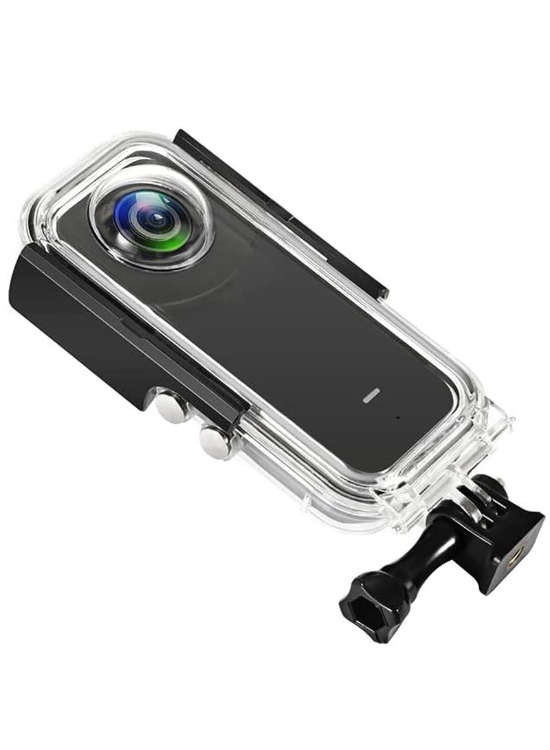 Waterproof Case for Insta 360 one X3 Action Camera, Underwater Diving Protective Housing 40M with Bracket Accessories