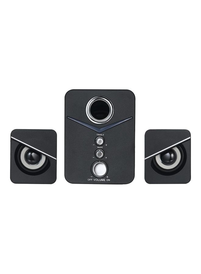 D-221 3-in-1 Home Speaker Set V8491B_P Black