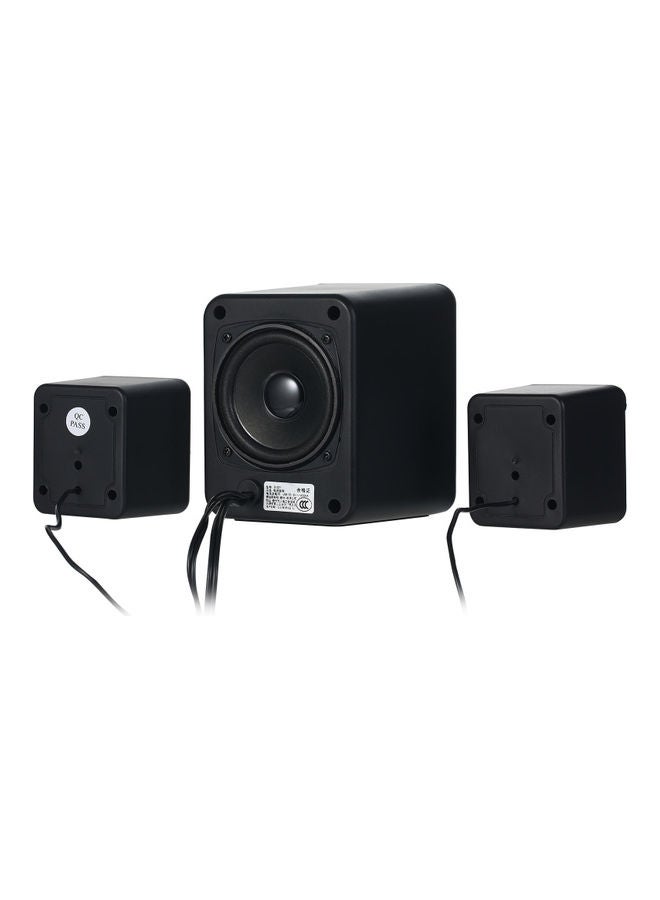 D-221 3-in-1 Home Speaker Set V8491B_P Black