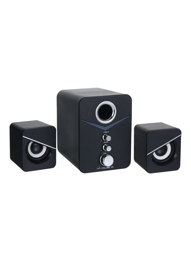 D-221 3-in-1 Home Speaker Set V8491B_P Black