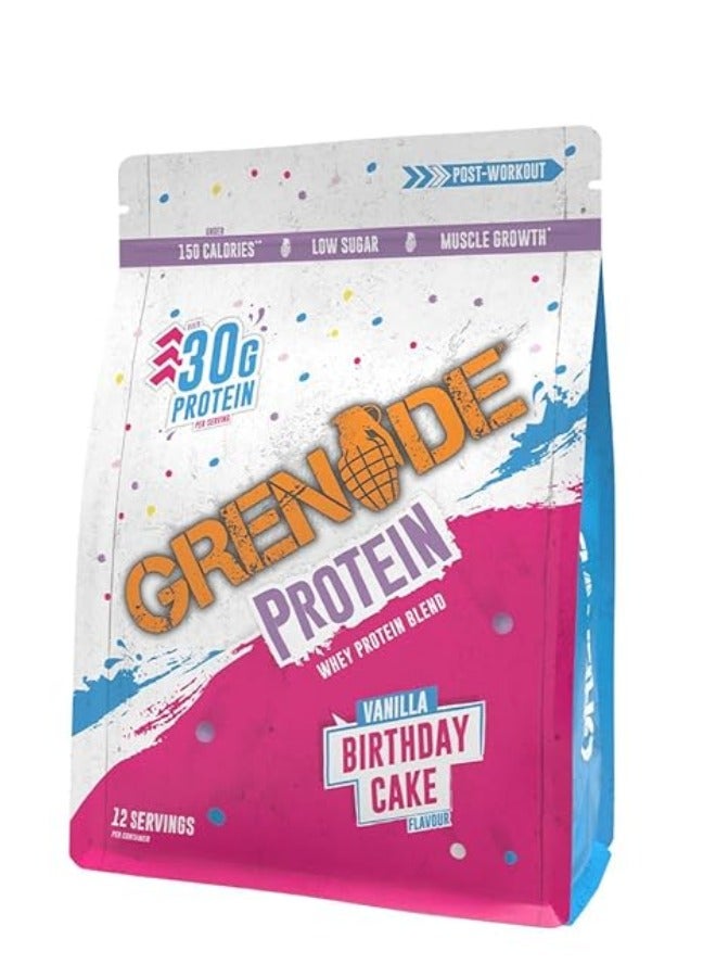 Whey Blend High Protein Powder ,Birthday Cake Flavour,12 Servings