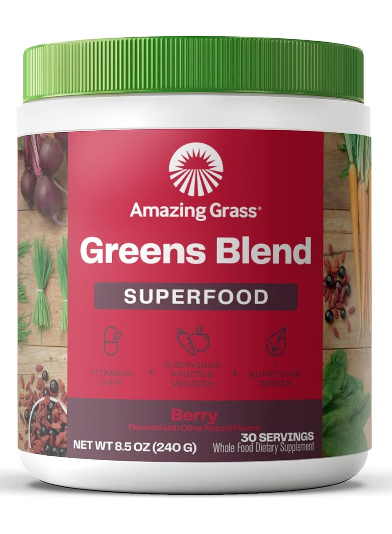 Greens Blend Superfood Berry Flavoured 30 Servings 240 gm
