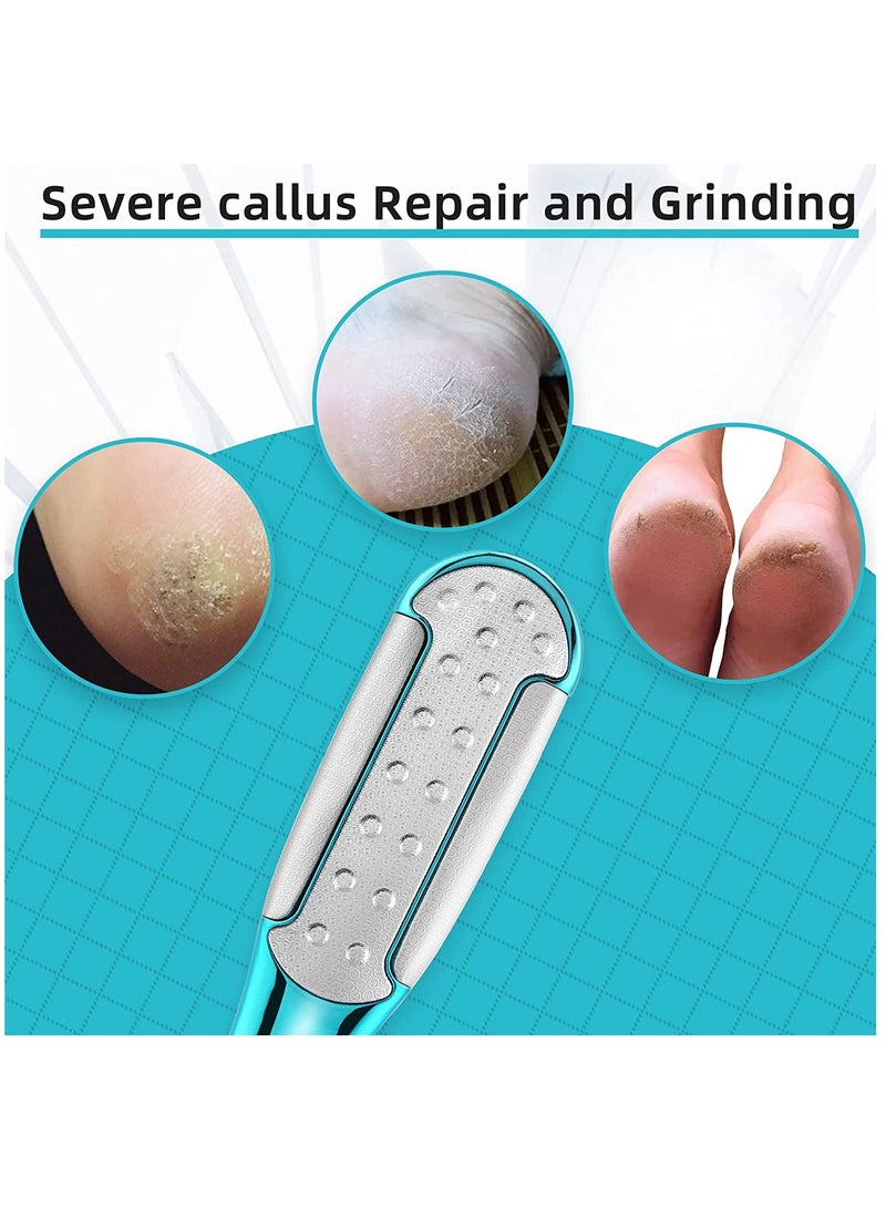 4 Grinding Surface Foot File, Original design, Multiple functions, Foot seam can also be smooth, Foot scrubber dead skin remover, Foot file callus remover for feet