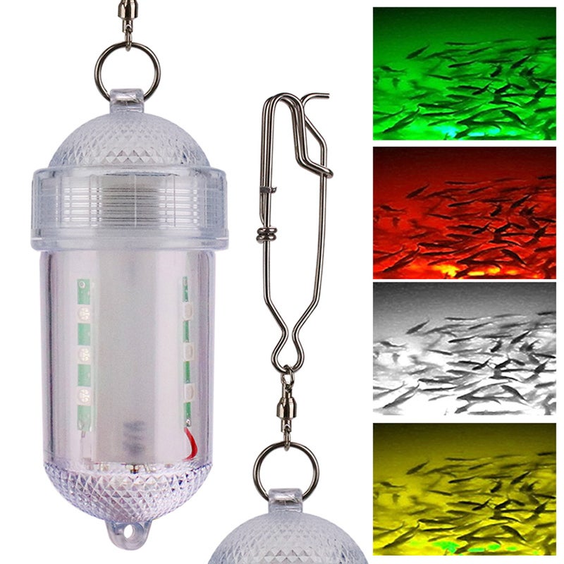 Waterproof Underwater Fishing Night Fish Attracting LED Lure Light 14cm