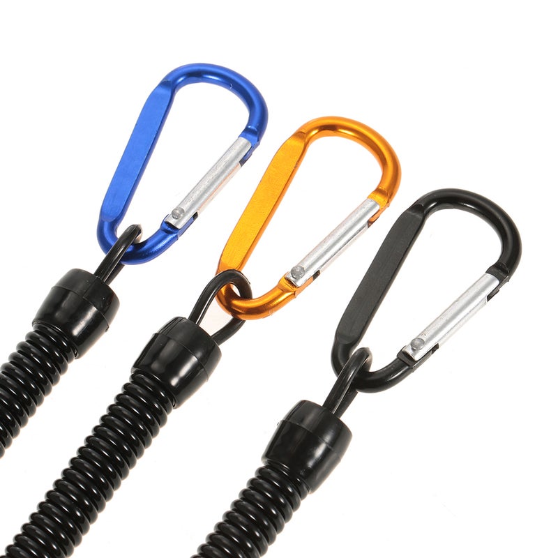 6-Pieces Coiled Lanyards Boating Fishing Ropes Tackle Fish Tools 20cm