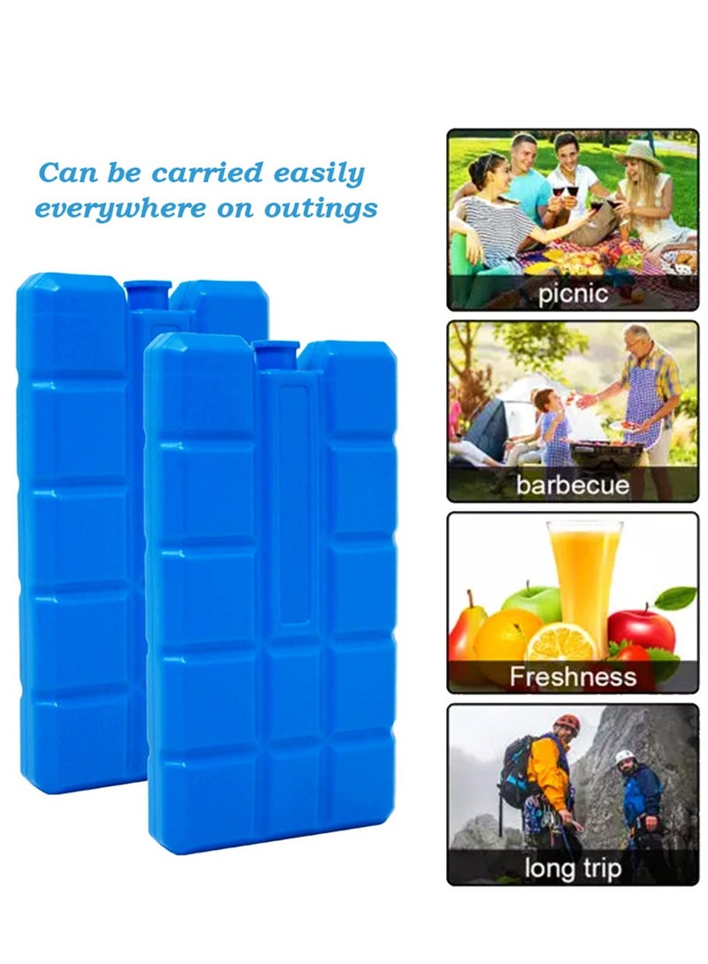 Reusable Ice Packs for Lunch Boxes or Coolers Ice Pack Bricks Freezer Blocks Freezer Packs (Pack of 2)