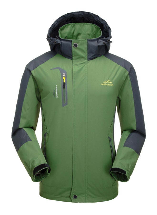Detachable Hooded Waterproof Sports Jacket XL