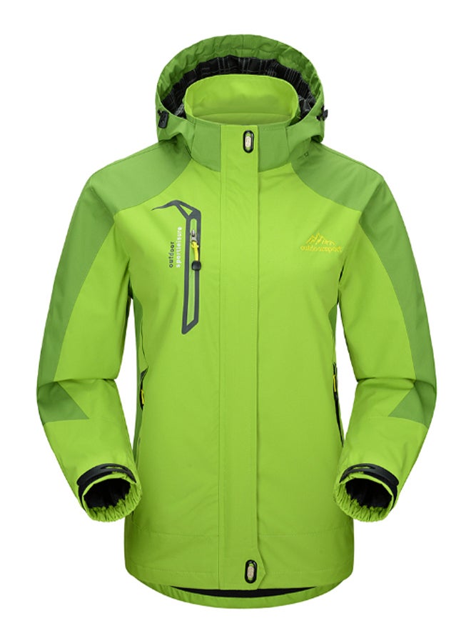 Detachable Hooded Waterproof Sports Jacket L
