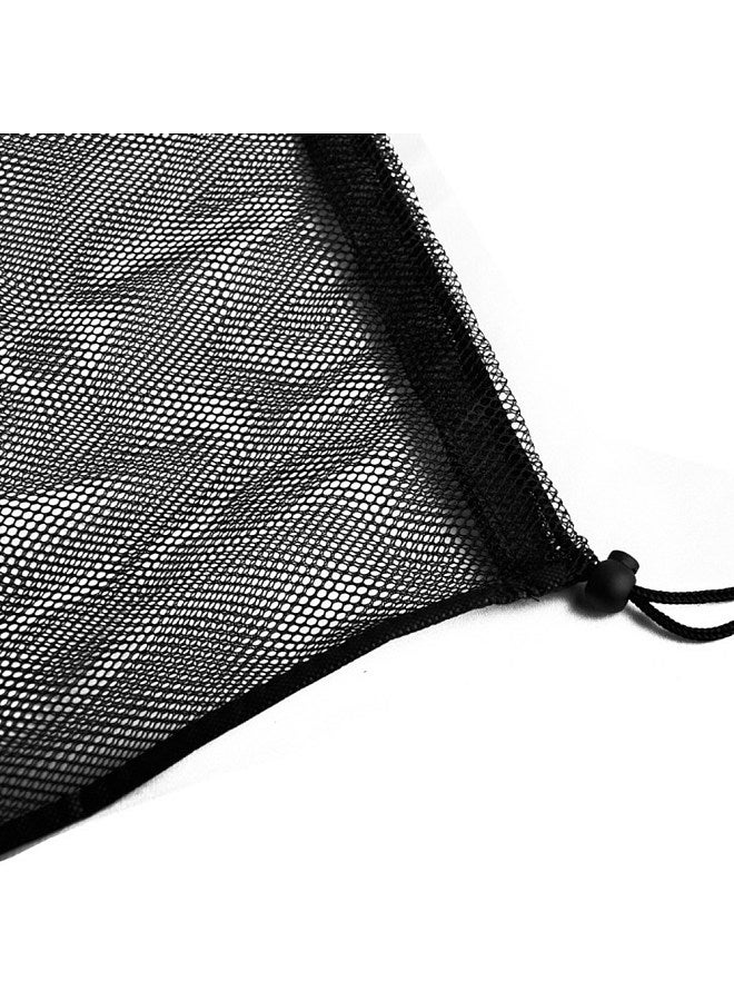 Mesh Sports Equipment Bag Drawstring Storage Sack for Tennis Squash Balls Shoes