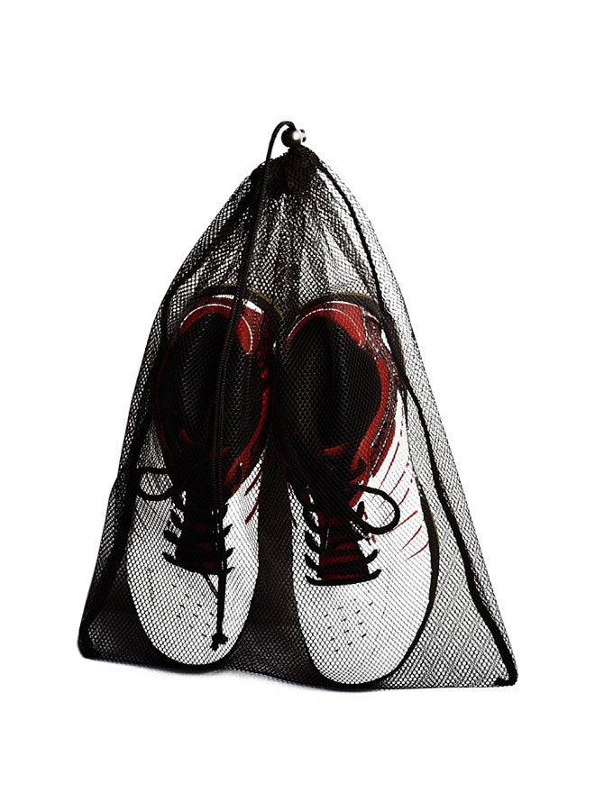 Mesh Sports Equipment Bag Drawstring Storage Sack for Tennis Squash Balls Shoes