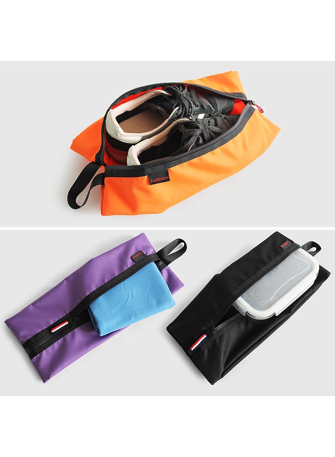 Travel Shoe Bag for Men and Women Water-resistant Shoe Storage Organizer with Zipper Closure