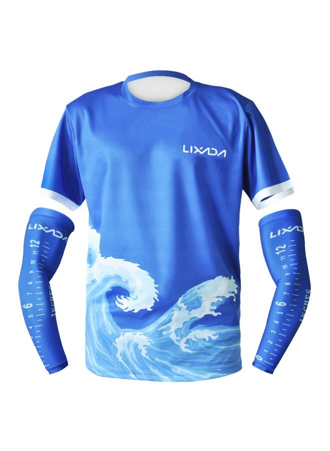 Fishing T-Shirt With Arm Sleeves XXL